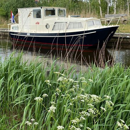 Boat Ella - Kamperen Op Het Water -Niet Om Mee Te Varen -Read Host Profile-Lees Hostprofiel Jutrijp Екстериор снимка