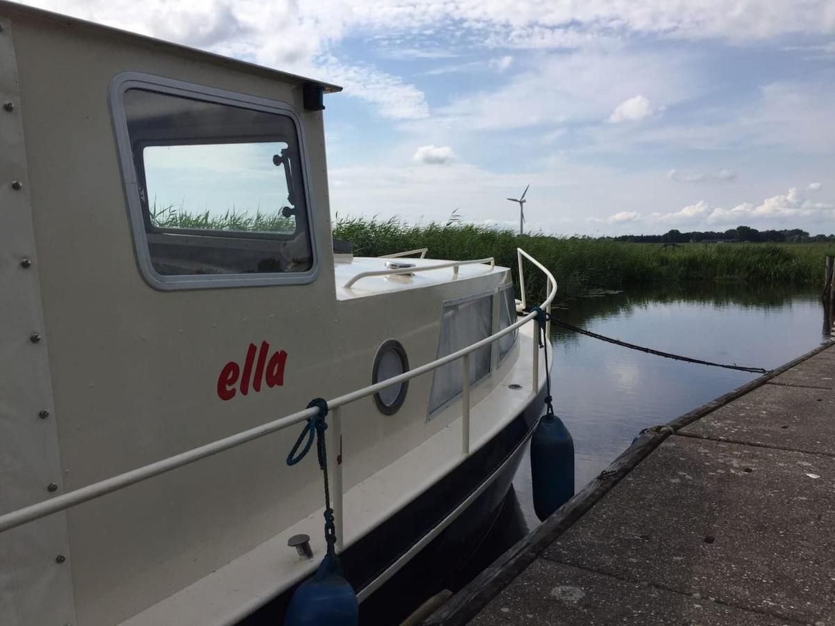 Boat Ella - Kamperen Op Het Water -Niet Om Mee Te Varen -Read Host Profile-Lees Hostprofiel Jutrijp Екстериор снимка